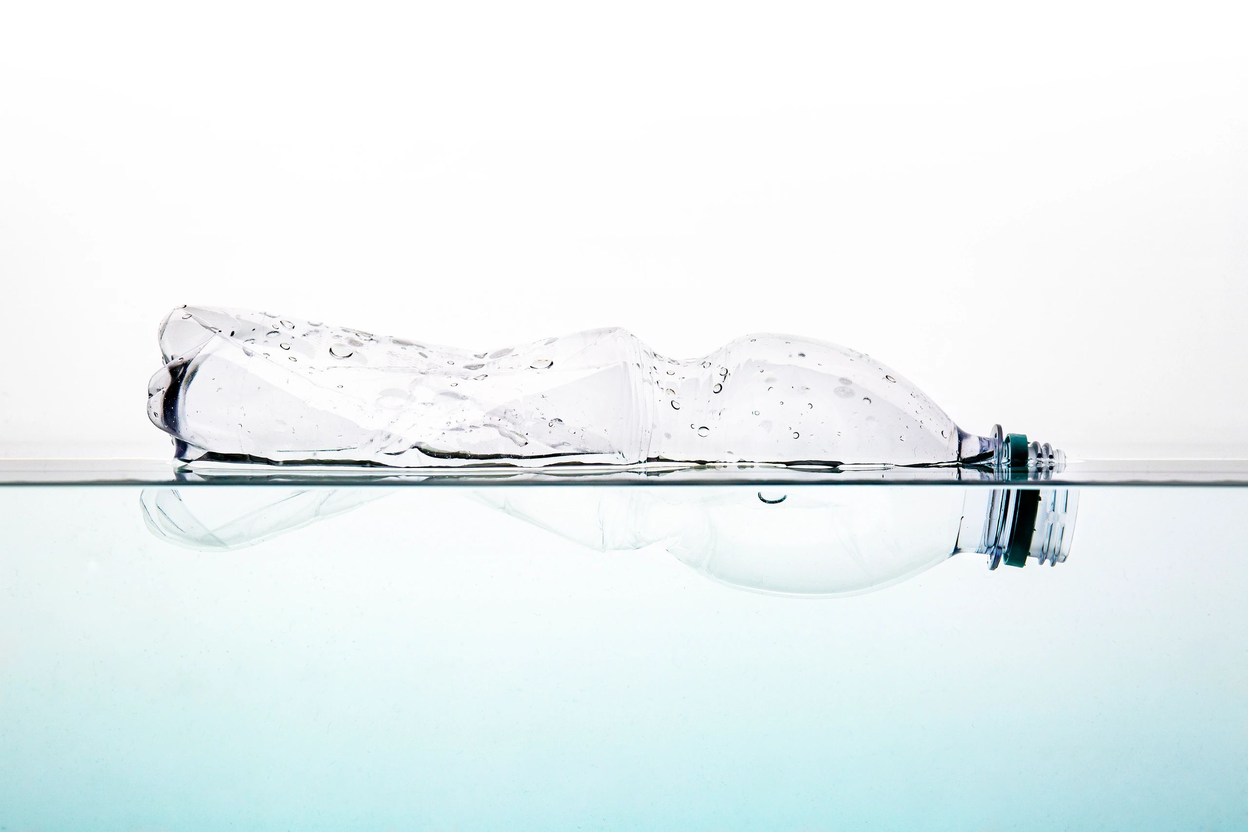 smart water bottle on white background