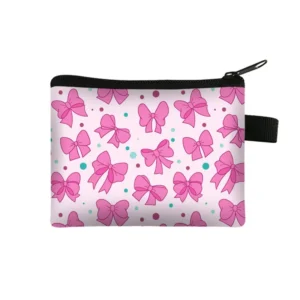 Mini Bow Coin Purse – Small Wallet & Key Bag for Women