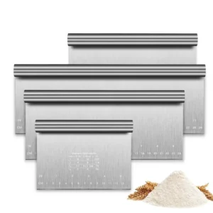 Stainless Steel Cake Scraper & Spatula | Buttercream Edge Smoother
