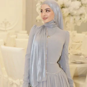 Women’s Eid Hijab – Long Ethnic Khimar & Islamic Headscarf for Ramadan