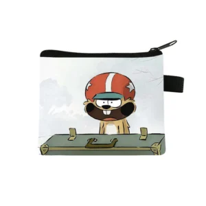 Fox Cartoon Coin Purse – Mini Zipper Wallet for Boys & Girls