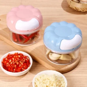 Mini Garlic Chopper & Manual Meat Grinder | Multifunctional Kitchen Tool