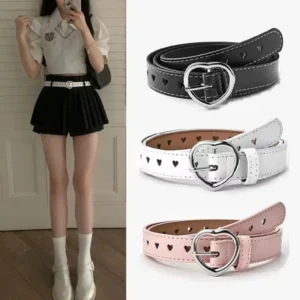 Unisex Punk Belt – Double Row Full Hole Chain Hip-Hop Trend Belt