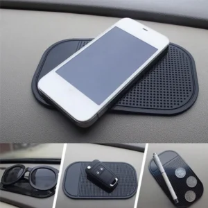 Car Dashboard Silicone Anti-Slip Pad Phone Mount – Non-Slip Sticky Storage Holder