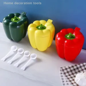 Plastic Seasoning Jar – Spice Rack Organizer Bottle for Kitchen & Camping