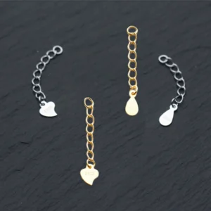 Silver Link Chain Extension – Jewelry Making Findings for Bracelets, Anklets & Earrings