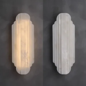 Luxury Marble Wall Lamp – French Medieval Designer Wall Light for Living Room & Bedroom