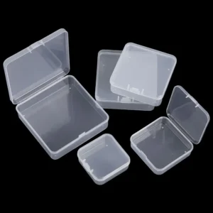 Clear Plastic Storage Box – Small Items, Jewelry, Beads & Tools Organizer Case