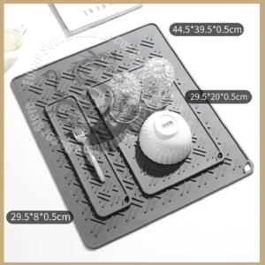 Super Large Silicone Drying Mat – Non-Slip, Heat-Resistant & Waterproof Kitchen Pad