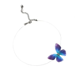 Dainty Butterfly Choker Necklace Set for Women – Boho Fairy Jewelry