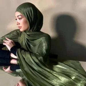 Women’s Chiffon Hijab – Breathable Khimar & Ethnic Head Scarf for Eid