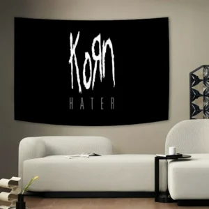 Korn Band Concert Tapestry – Rock Music Wall Hanging for Dorm, Bedroom & Living Room