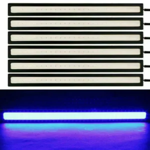 2-Pack 12V COB LED Strip – Waterproof DRL Daytime Running Car Lights