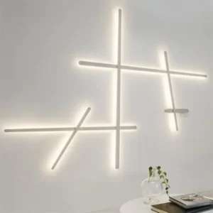 Rotatable DIY LED Wall Strip Lamp – Modern Lighting for Living Room, Bedroom & Hotel