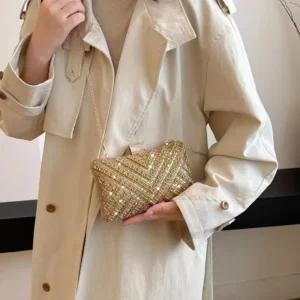 Luxury Rhinestone Evening Bag – Crossbody & Shoulder Handbag for Women