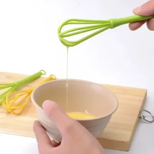 Manual Rotary Egg Beater & Whisk | Mini Kitchen Mixer & Milk Frother