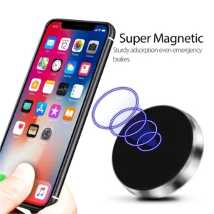 Magnetic Car Phone Holder – Universal Dashboard & Wall Mount for iPhone, Samsung, Huawei