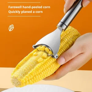 Stainless Steel Corn Peeler & Stripper | Cob Shaver & Planer Tool