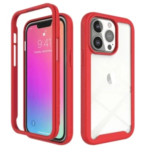 2-in-1 Hybrid Rugged Armor Case – Shockproof iPhone 11–16 Pro Max