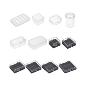 12-Style Clip Storage Box | Multi-Compartment Pill Organizer Craft Bead Holder Jewelry Diamond Container