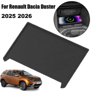 Silicone Wireless Charging Pad for Renault Dacia Duster 2025-2026 – Center Console Tray