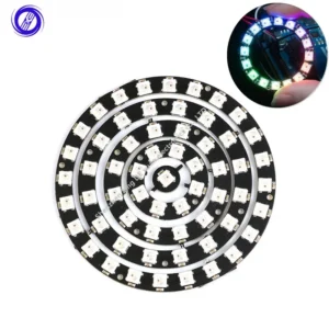 WS2812/WS2812B RGB LED Module – 1/8/12/16/24 5050 Full Color Bits Strip DC4-7V